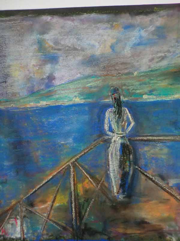 p Femmeregardant la mer, 2015